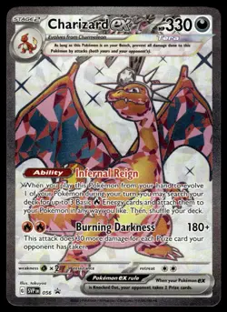Pokemon TCG SV: Scarlet & Violet Promo Cards #056 Charizard ex NM - Image 1