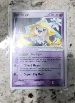 Jirachi ex TOM ROOS Pokemon World Championships 2007 TCG Card 94 Ultra Rare - Image 1