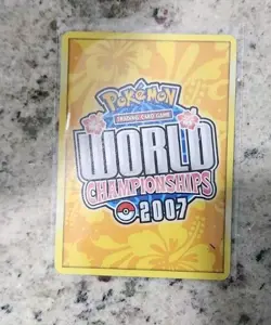Jirachi ex TOM ROOS Pokemon World Championships 2007 TCG Card 94 Ultra Rare - Image 2