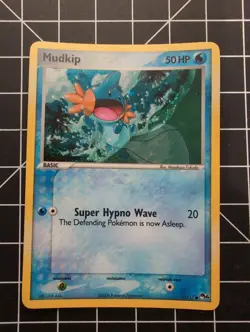 Pokemon Mudkip 11/17 - Pop Series 4 Promo Rare Holo Set 2006 Cosmos holo LP - Image 1