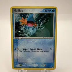 Pokemon Mudkip 11/17 - Pop Series 4 Promo Rare Holo Set 2006 Cosmos holo LP/MP - Image 1