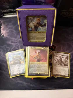 Magic the Gathering Final Fantasy Commander counter blitz in deck box & sleeved - Image 1
