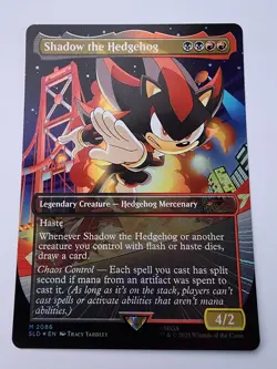 Shadow the Hedgehog (Rainbow Foil) Secret Lair Drop Foil - Image 1