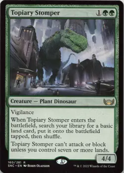 Topiary Stomper R Streets of New Capenna 160 - LP MTG - Image 1