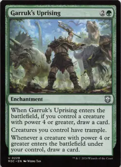 Garruk's Uprising U Commander: Modern Horizons 3 229 LP-NM - Image 1