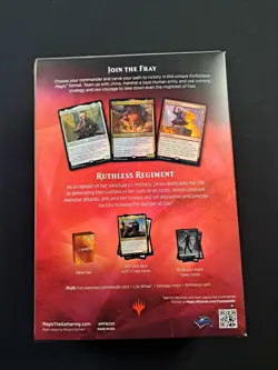 MTG: Ruthless Regiment: Commander Deck - NiB - Image 2