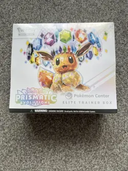 Pokemon Prismatic Evolutions Pokemon Center Elite Trainer Box ETB Sealed! # 3 - Image 1