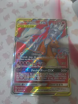 Reshiram & Charizard GX - 194/214 - Unbroken Bonds - Full Art - Pokemon TCG - Image 1