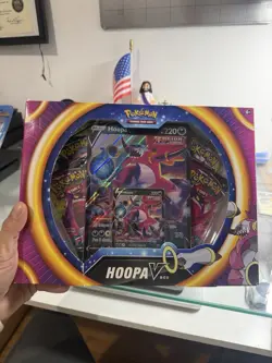 Pokemon TCG Hoopa V Box New Factory Sealed Fusion Strike Evolving Skies - Image 1