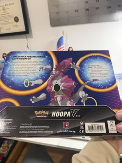 Pokemon TCG Hoopa V Box New Factory Sealed Fusion Strike Evolving Skies - Image 3