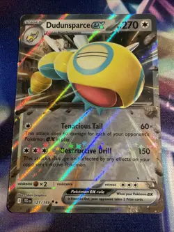Pokemon TCG Dudunsparce ex 121/159 Double Rare Journey Together NM/M - Image 1
