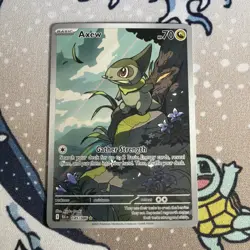 Pokemon TCG Axew Illustration Rare Black Bolt 145/086 English - Image 1
