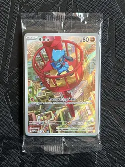 Pokemon TCG *SEALED* Riolu 010 Mega Evolution ETB Promo (English) - NM - Image 1