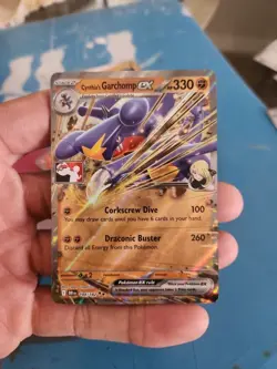 104/182 Cynthia's Garchomp ex Pokemon TCG Prize Pack Series 8 Stamped Destined - Image 1