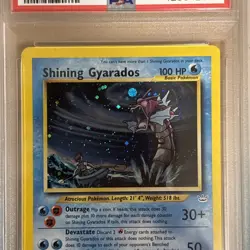 2001 POKEMON NEO REVELATION #65 SHINING GYARADOS-HOLO PSA 8 - Image 2
