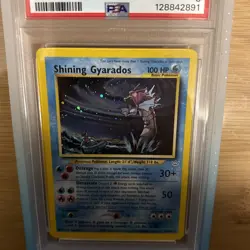 2001 POKEMON NEO REVELATION #65 SHINING GYARADOS-HOLO PSA 8 - Image 4