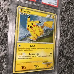 PSA 10 Pikachu WORLD PROMO GERMAN POKEMON HOLO FS JAPAN 2010 RARE (WITH SWIRL) - Image 3