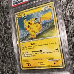 PSA 10 Pikachu WORLD PROMO GERMAN POKEMON HOLO FS JAPAN 2010 RARE (WITH SWIRL) - Image 4