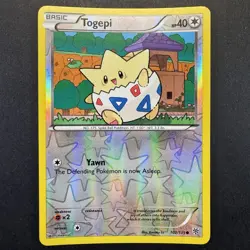 Pokemon - Togepi - 102/135 - Common - Reverse Holo - BW Plasma Storm - LP+ - Image 1