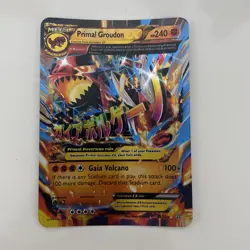 Primal Groudon EX (Omega) 86/160 Pokemon TCG XY-Primal Clash Ultra Rare HOLO - Image 1