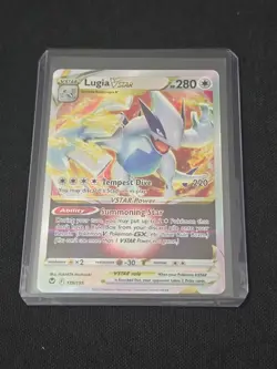 Lugia VSTAR 139/195 Swsh12: Sword & Shield - Silver Tempest Holo Pokemon TCG NM - Image 2