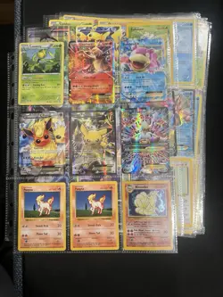 Binder Pokemon Card Collection Lot Wotc Vintage Full Art Base Set More - Image 1