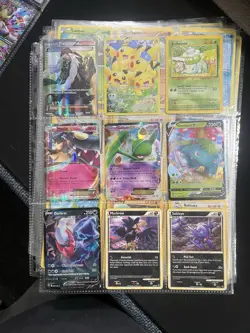 Binder Pokemon Card Collection Lot Wotc Vintage Full Art Base Set More - Image 2