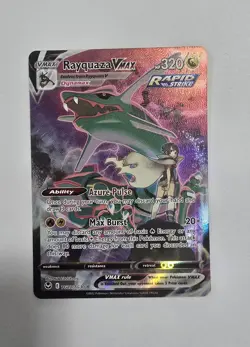 RAYQUAZA VMAX TG20/TG30 HOLO RARE VMAX SILVER TEMPEST TRAINER GALLERY POKEMON - Image 1