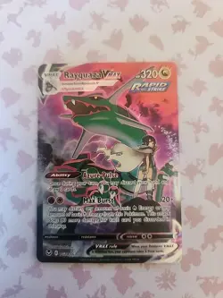 RAYQUAZA VMAX TG20/TG30 HOLO RARE VMAX SILVER TEMPEST TRAINER GALLERY POKEMON - Image 1