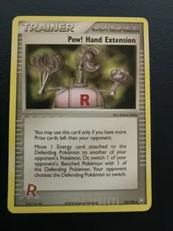 Pokemon Card Trainer Pow! Hand Extension 85/109 EX Team Rocket Returns Uncommon - Image 1