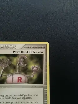 Pokemon Card Trainer Pow! Hand Extension 85/109 EX Team Rocket Returns Uncommon - Image 3