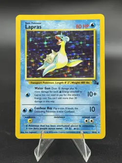 Lapras - 10/62 - Fossil 1999 - WOTC - Holo Rare - NM - Pokemon TCG Card - Image 1
