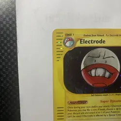 Pokemon Card Electrode Aquapolis Holo W Swirl Rare #H7 / H32 LP 2002 E Series - Image 4
