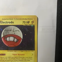 Pokemon Card Electrode Aquapolis Holo W Swirl Rare #H7 / H32 LP 2002 E Series - Image 5