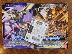 DIGIMON CARD GAME: WOLF OF FRIENDSHIP & DRAGON OF COURAGE DECK + ERRATA PACK - Image 1