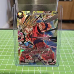 Supreme Showdown Son Goku TB2-002 SPR SILVER FOIL Dragon Ball Card - Image 1