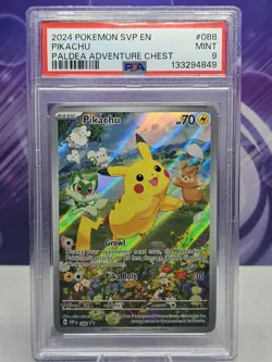 Pikachu 088 Sv: Scarlet & Violet Promo Cards Holo PSA 9 - Image 1