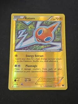 Rotom 24/124 Fates Collide Reverse Holo Pokemon TCG Moderately Played - Image 1