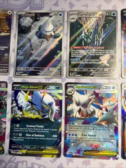 Lot Of 18 Pokemon Cards From Mega Evolution, No Duplicates, Full Art And More NM - Image 3