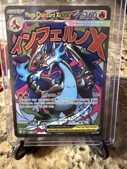 Mega Charizard x EX 023 Me: Mega Evolution Promo Holo Oricorio Ex Pokemon TCG - Image 1