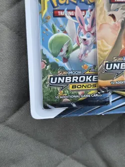 Pokemon Sun & Moon Unbroken Bonds 3-Pack Blister New Sealed NM Typhlosion promo - Image 5