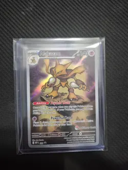 2025 Mega Evolution Pokemon Center Stamped Black Star Promo Alakazam 009 NM - Image 1