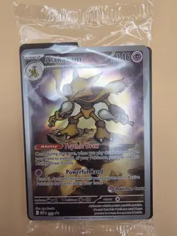 Alakazam MEP 009 Pokemon Center Stamped Pokemon Mega Evolution Sealed ETB Promo - Image 3