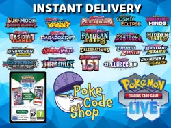 NEW Pokemon Live Online Booster Codes PTCGL ~ SV SwSh XY Code ~ INSTANT QR EMAIL - Image 1
