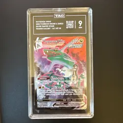 Pokemon Rayquaza VMAX Silver Tempest Trainer Gallery Full Art #TG20 TAG 10 - Image 1