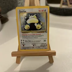 Pokemon TCG Snorlax Jungle Holo Card 11/64 Unlimited Rare MP Condition - Image 1