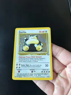 Pokemon TCG Snorlax Jungle Holo Card 11/64 Unlimited Rare MP Condition - Image 4