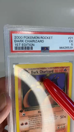 2000 Pokemon Dark Charizard 1st Edition 21/82 Team Rocket #21 PSA 5 NON Holo - Image 2