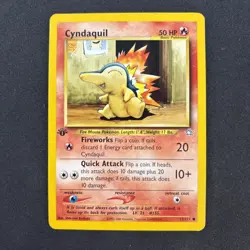 Cyndaquil - 57/111 - 1st Edition - Neo Genesis - Pokemon Card - LP - Image 1