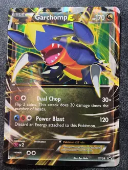 Jumbo Card Garchomp EX XY09 Black Star Promo Holo Pokemon Card NM/LP - Image 1